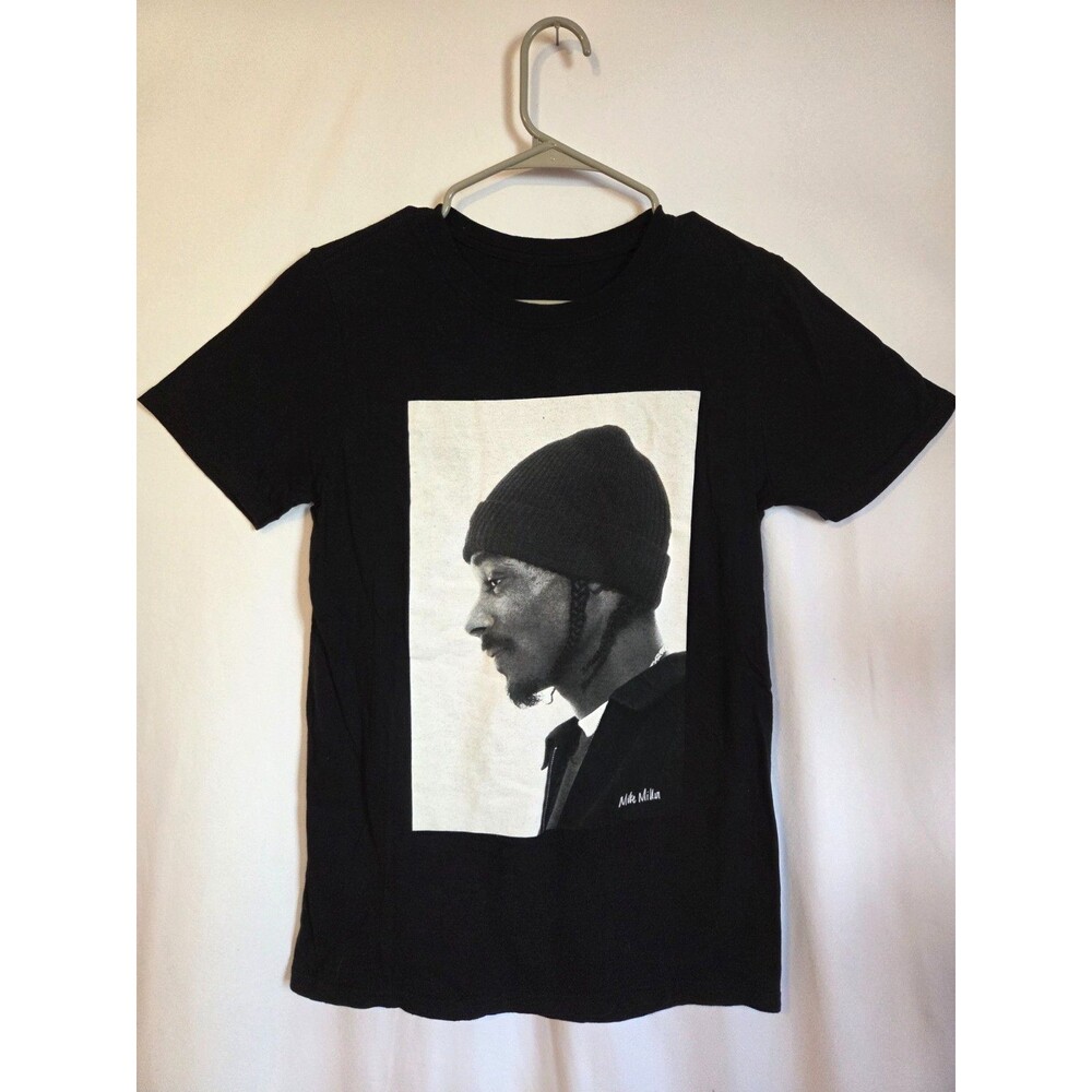 Snoop Dogg Graphic T-Shirt Small Black Hip Hop Rap Tee Mike Miller Photo